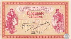 142-1- 10/11/1914 Philippeville 50 Centimes Cdc