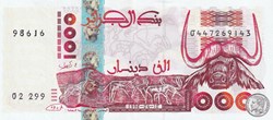 1998 Pick142a 98616 1 000 د.ج - Dinar algérien Unc (3)