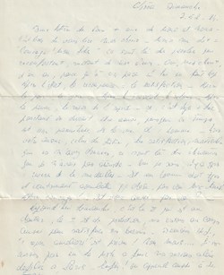 15/07/1958 Chréa Algerie Lettre Parachustiste Pauselli
