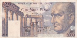1952 5 000 F - Franc tunisien Pick30a.6 TTB