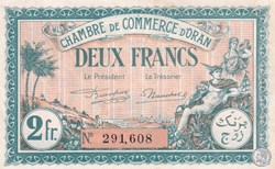141-29 - 25/3/1921 Oran 2 Francs Cdc