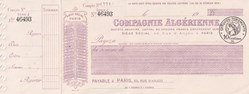 chèque compagnie Algérienne 3