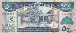 2011 Pick6h 500 Sh - Shilling somalilandais Unc