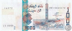 2018 Pick146a 1 000 د.ج - Dinar algérien (3) Unc