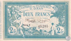 141.3-12/5/1915 Oran 2 Francs Série E Cdc