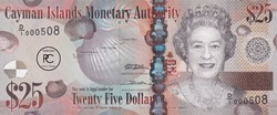2010  Pic41a   25 $ - Dollar des Îles Caïmans Unc