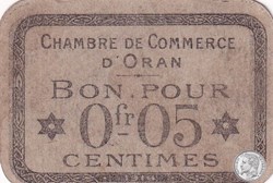 141-40-1916 Oran 5 Cts Cdc