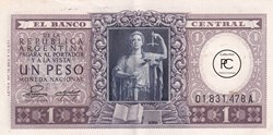 1952 Pick260b 1 m$n - Monnaie nationale de poids argentin Sup