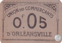 ORLEANSVILLE  -10-  0,05 franc - 1916 -(1)
