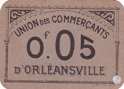 ORLEANSVILLE  -10-  0,05 franc - 1916 -(2)