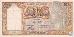 1960 Pick119a.4 10 Franc algérien Sup+