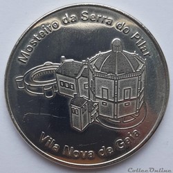 Porto - Mosteiro da Serra do Pilar (Vila Nova de Gaia) - jeton argenté