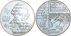 1/4 € Argent 2006 Mozart