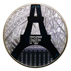 10 € Argent 2014 Tour Eiffel et Palais de Chaillot