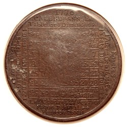 Louis XVI, Almanach. 1776 Cuivre.