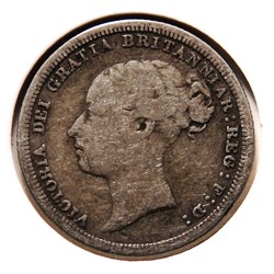 Victoria - 6 Pence 1881.