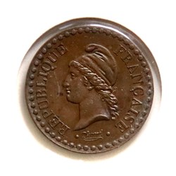Un Centime Dupré - 1849 𝐀 (2ème République)