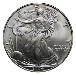 1 Dollar - Silver Eagle, 2004 (West Point)