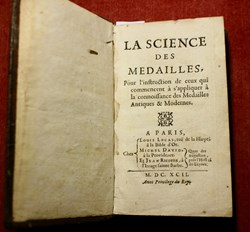 La Science des Médailles (1692).