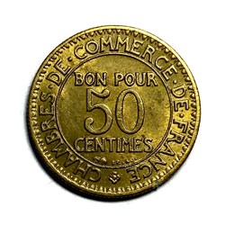 50 centimes, 1923 Chambres de Commerce