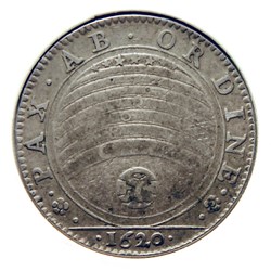 Louis XIII, Réunion France & Navarre. 1620 Argent.