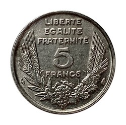 5 Francs Bazor - 1933
