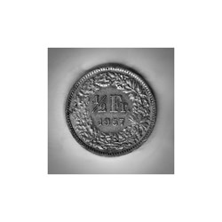 1/2 Franc 1957 B