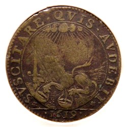 Louis XIII, Conseil royal. 1619 Cuivre.