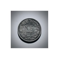 1/2 Franc Helvetia debout 1899 B