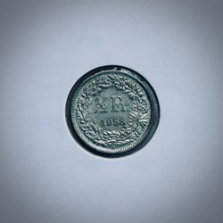1/2 Franc 1958 B