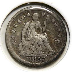 Half Dime - Seated Liberty, 1857