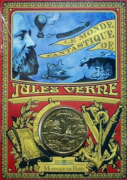 1/4 € Cu-Ni 2005 Jules Verne (blister)