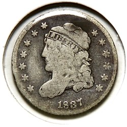Half Dime - Capped Bust, 1837