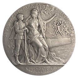 Médaille Pro Patria - préparation militaire (Argent 1911)