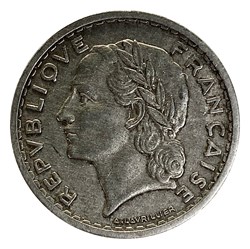 5 Francs Lavrillier Aluminium - 1950B