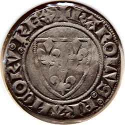 Charles VI Blanc "guénar" Tournai