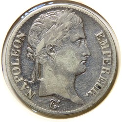 5 Fr. Empire Français 1813 A - Napoléon Tête laurée.