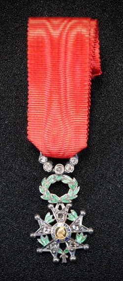 Légion d'Honneur (réduction avec brillants) - Chevalier (3ème République)