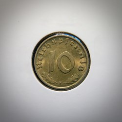 10 Reichspfennig 1938 F