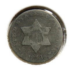 3 Cents - 1er type, 1853