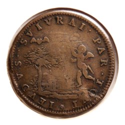 Louis XIV, Pièce de plaisir. circa 1650 Cuivre.