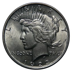 1 Dollar - Peace Dollar, 1923