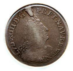 Demi-écu aux palmes 1695W