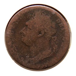 George IV  - 1 Farthing 1822.