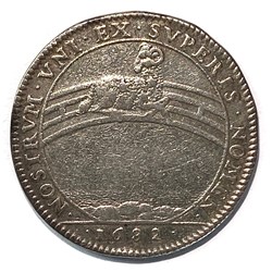 États de Bourgogne, Naissance du petit-fils de Louis XIV. 1682, Argent.