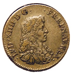 Louis XIV, Ordinaire des guerres. 1666 Cuivre.