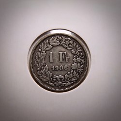 1 Franc 1906 B Helvetia debout