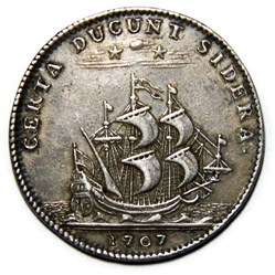 États de Bourgogne, La Bourgogne soutenue par les princes de Condé. 1707, Argent.