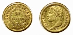 20 Fr. Empire Français 1811 W - Napoléon Tête laurée.