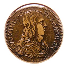 Louis XIV, Conseil du Roi. (n.d.) Laiton.